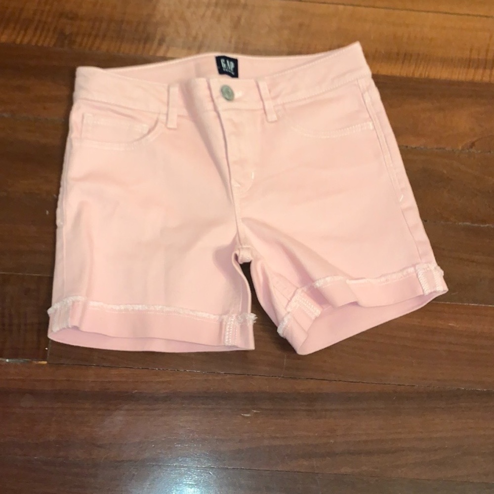 kids pink shorts